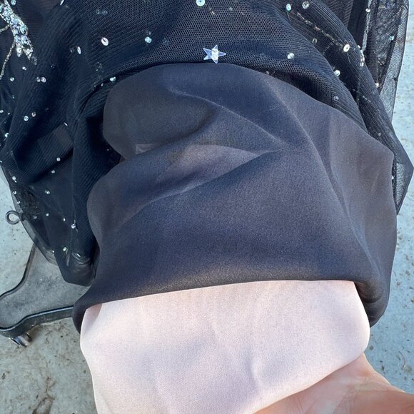 Celestial Bead & Sequin Embroidered Formal Gown - Picture 9 of 9